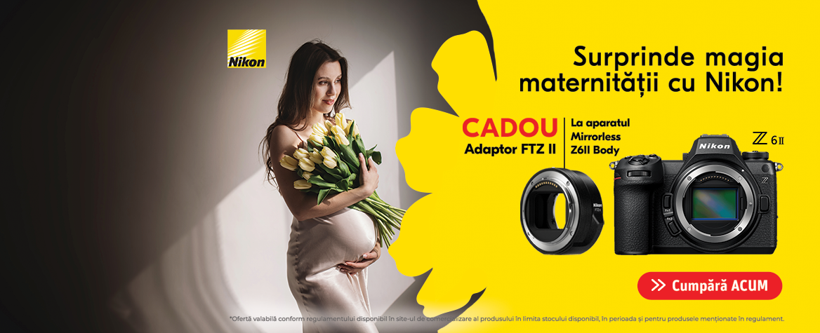 Campanie Promotionala - Nikon Z6 II body - cadou adaptor montura FTZ II - 03-31 Martie 2025