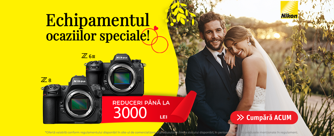 Campanie Promotionala de Primavara-Vara la Produsele din Gama Nikon Z In perioada 8 Mai – 31 Iulie 2025