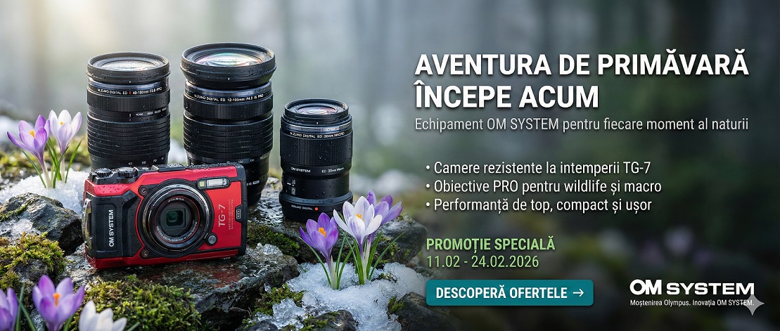 Campanie Promotionala de Primavara la Produsele OM/OLYMPUS. in perioada 11.02 - 24.02.2026