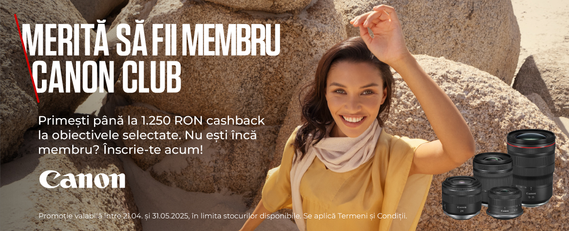 Campanie Promotionala de tip Cashback, dedicata obiectivelor - Canon Cashback Primavara 2025