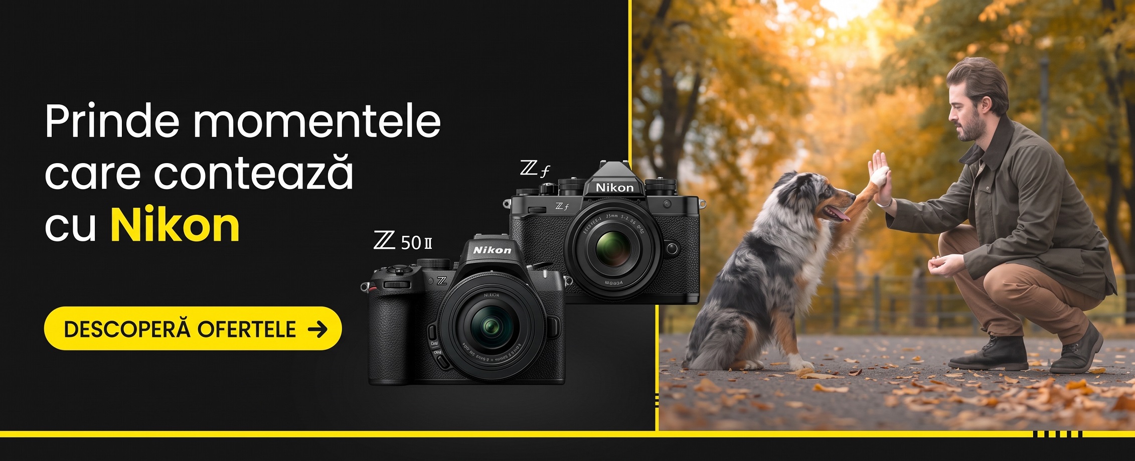 Nikon Fall: Pregătește-te să surprinzi lumina perfectă! (1octombrie – 4 noiembrie 2026)