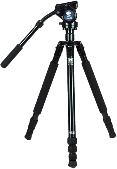 Sirui Videokit Trepied din aluminiu Sirui R-2004 cu cap video VH-10 - Trepied de Aluminiu [9]