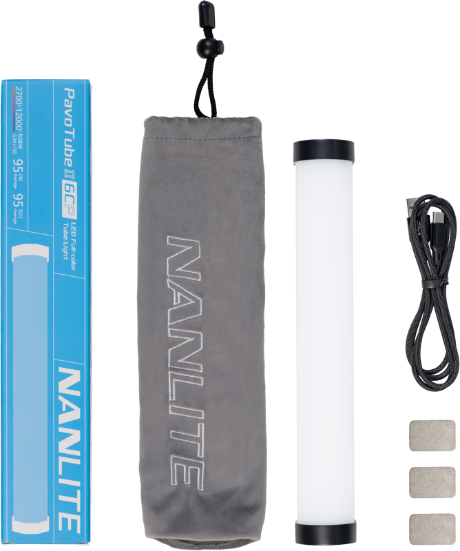 Nanlite PavoTube II 6CP 1-Kit – Tub LED RGBWW 25cm cu Motor Nebula [5]