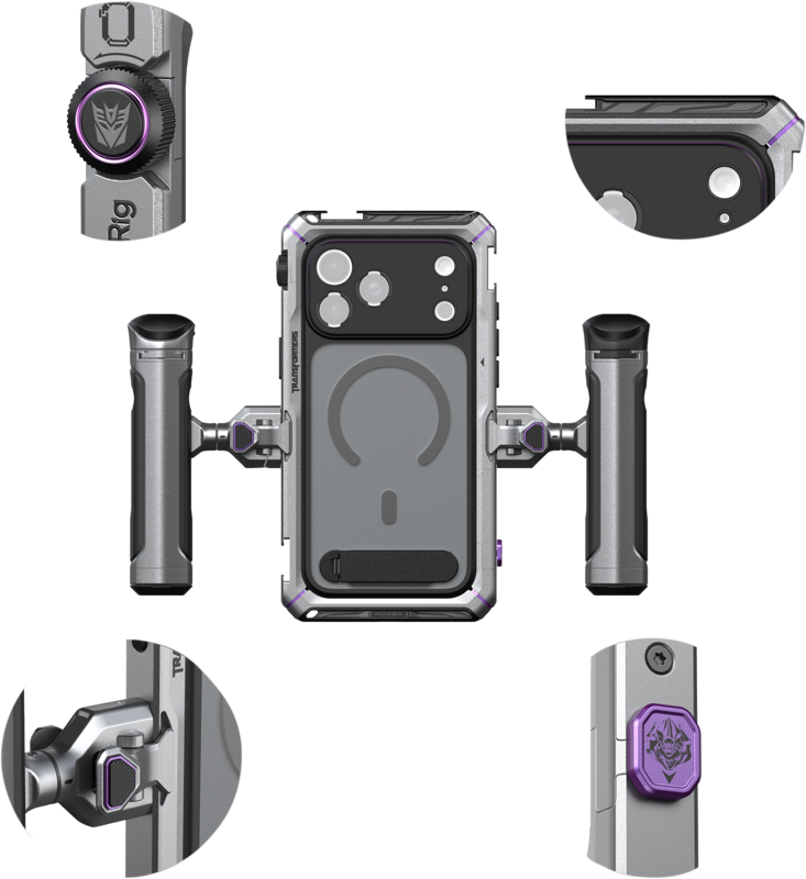 SmallRig 5585 Megatron Edition Mobile Dual Handheld Kit for iPhone 17 Pro [15]
