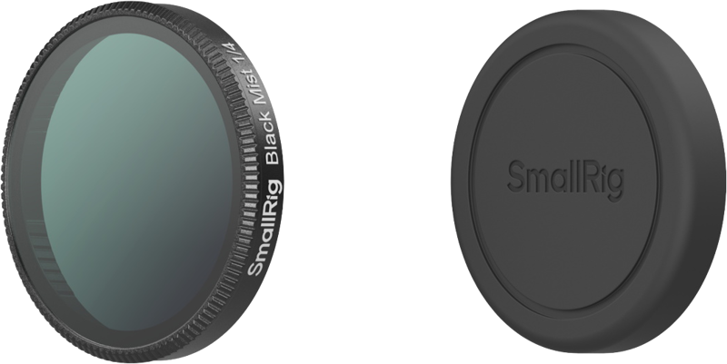 SmallRig 6086 1/4 Effect Black Mist Filter DJI Osmo Action 6 – Filtru cinematografic snap-on, sticlă Rainbow high-alumina, aluminiu + silicon, diametru 43.8mm [4]