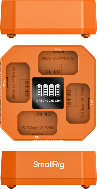 SmallRig 5749 Four-Channel Camera Battery Charger for NP-FW50 [20]