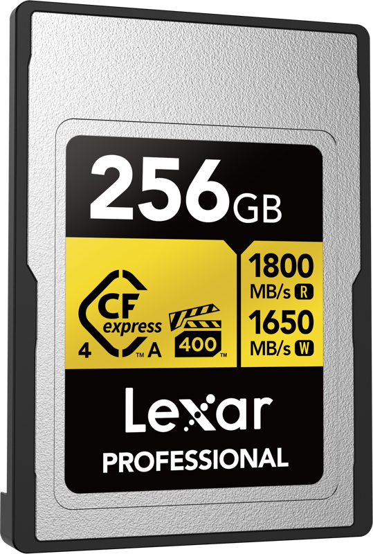 Lexar CFexpress 4.0 Pro Gold 256GB Type A card memorie profesional PCIe Gen 4 [22]