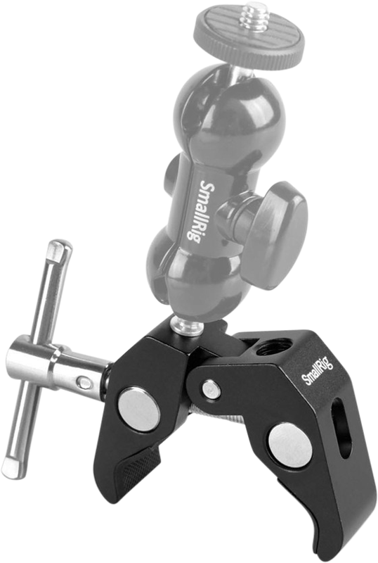 SmallRig 735 Super Clamp w/ 1/4" and 3/8" - Clema de prindere fundal sau alte accesorii [23]