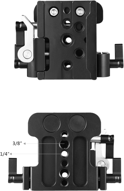 SmallRig 2092 Univ. 15mm Rail Support Baseplate - Placa de prindere pentru sina [24]