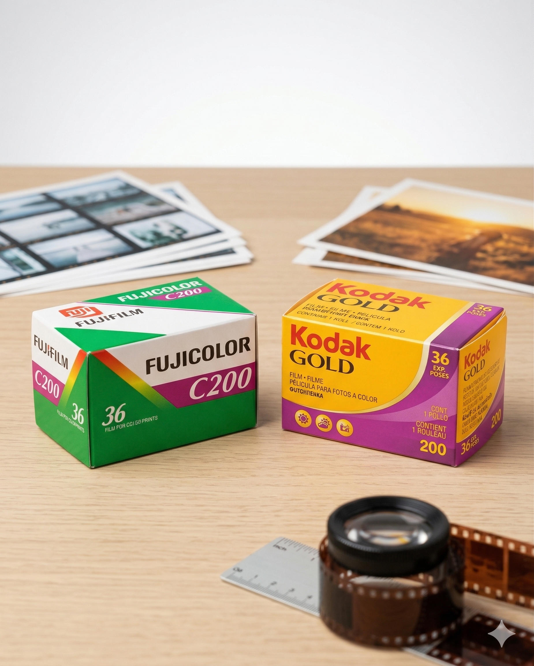 Bătălia Clasică pe 35mm: Diferența dintre Fujifilm C200 și Kodak Gold 200