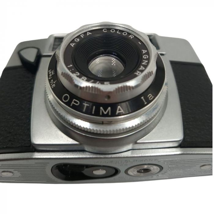 Agfa Optima 1a – Cameră analog 35mm cu expunere automată, fabricată în Germania de Vest în 1962 [2]