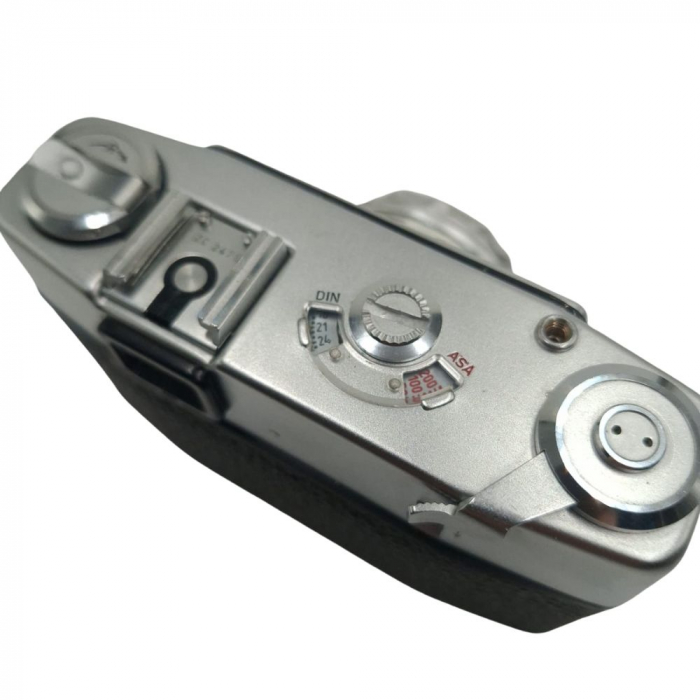 Agfa Optima 1a – Cameră analog 35mm cu expunere automată, fabricată în Germania de Vest în 1962 [5]