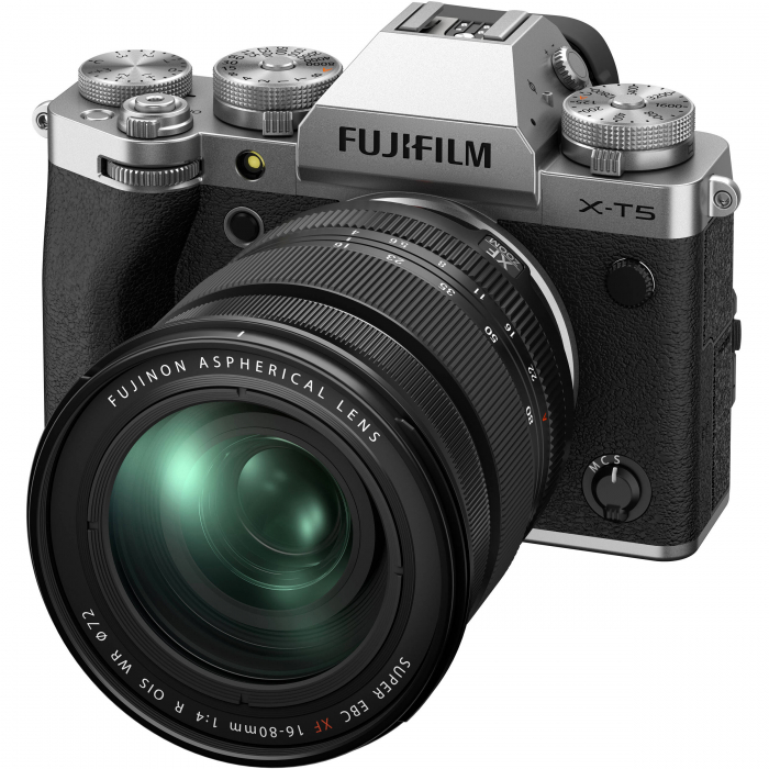 Aparat Foto Mirrorless Fujifilm X-T5 Body (Silver) kit cu XF 16-80mm f/4 R OIS [2]