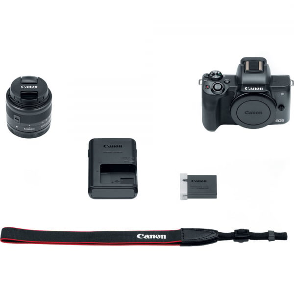 Canon EOS M50 + Canon 15-45mm IS negru [8]