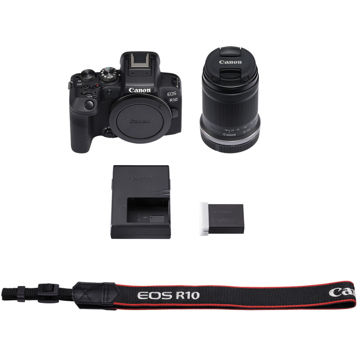 Canon EOS R10 Mirrorless Camera  Kit cu Canon RF-S 18-150mm f/3.5-6.3 IS STM -  Aparat Foto Mirrorless APS-C , 4K/30P - kit [10]