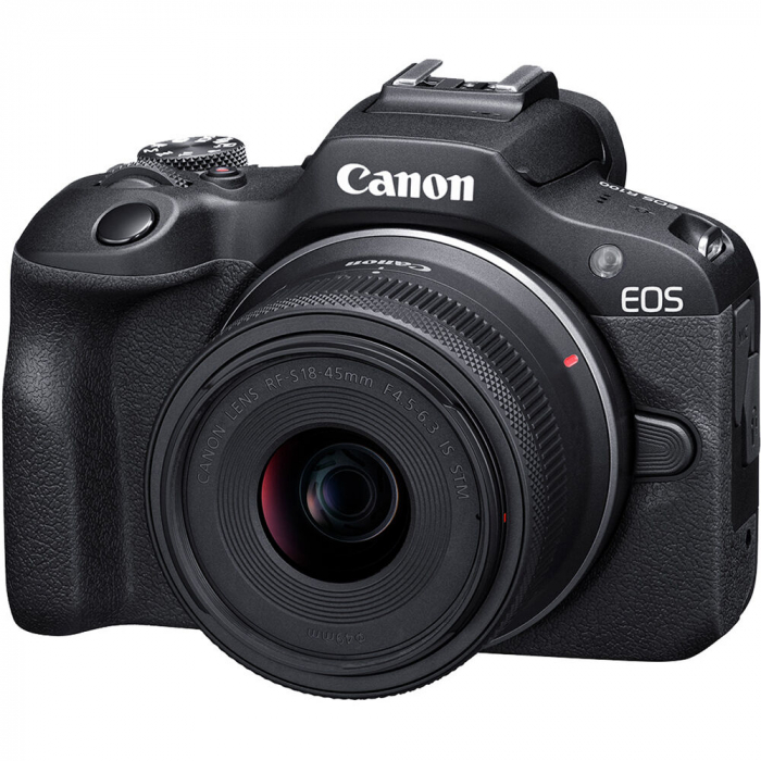 Canon EOS R100 - Aparat Foto Mirrorles Montura Canon RF -  Kit dublu cu RF-S 18-45mm f/4.5-6.3 IS STM si RF-S 55-210mm f/5-7.1 IS STM [2]