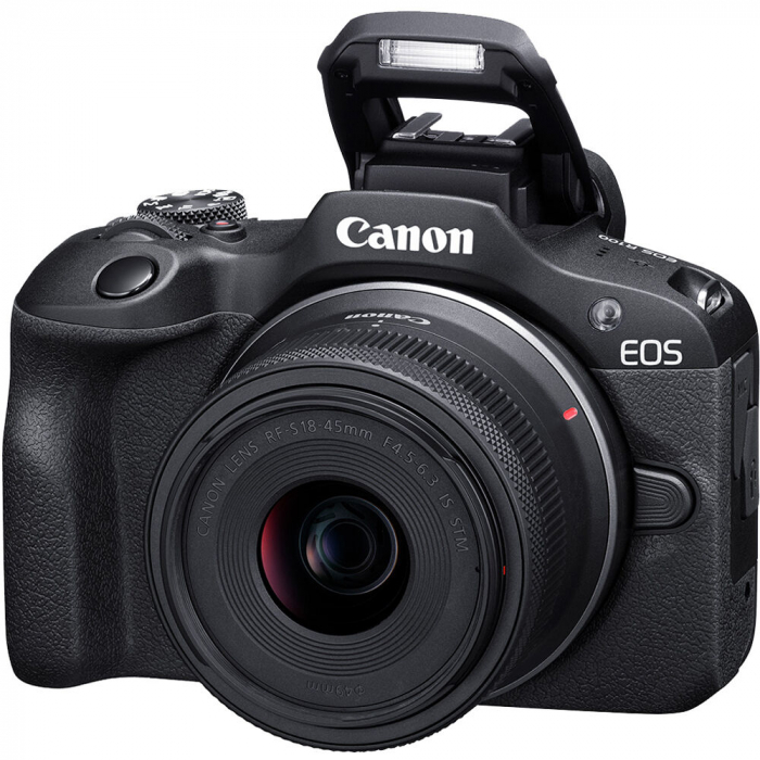 Canon EOS R100 - Aparat Foto Mirrorles Montura Canon RF -  Kit dublu cu RF-S 18-45mm f/4.5-6.3 IS STM si RF-S 55-210mm f/5-7.1 IS STM [4]