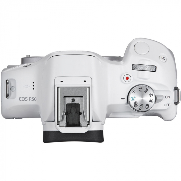 Canon EOS R50 , Aparat Foto Mirrorless APS-C , 4K , alb- body [4]