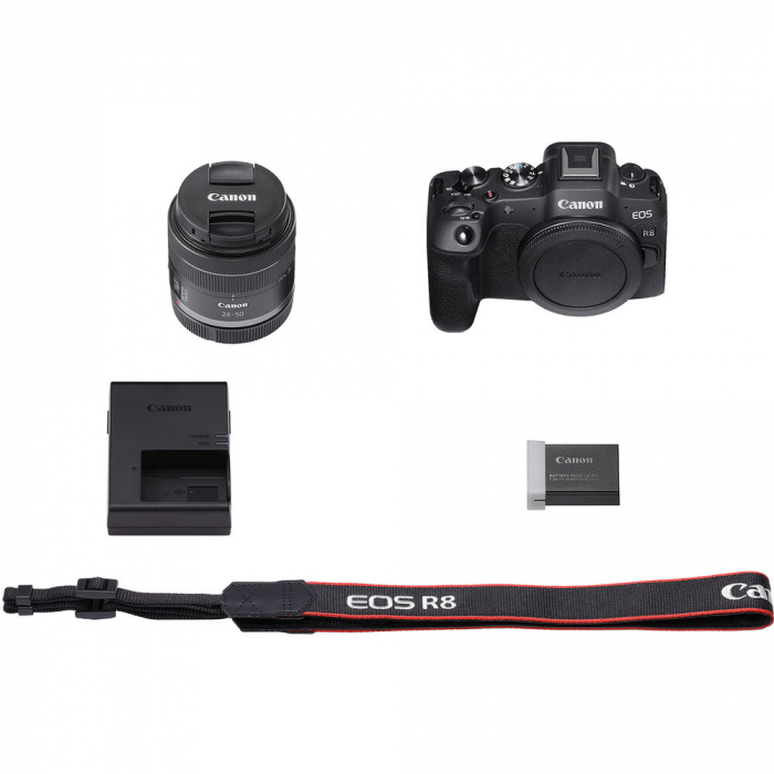Canon EOS R8,  Aparat Foto Mirrorless Full Frame, 4K -Kit cu RF 24-50mm f/4.5-6.3 IS STM [8]