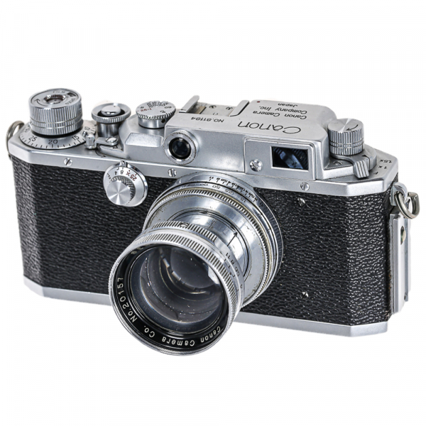 Canon IV Sb + Obiectiv Serenar 50mm f/1.9 Cameră telemetru pe film 35mm – Canon clasic în montură Leica screw (M39) [10]