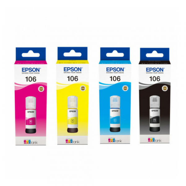 Cartuş Cerneala tip Photo Epson 106 EcoTank negru - 106 ECOTANK PHOTO BLACK INK BOTTLE [4]