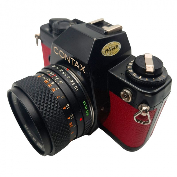 Contax 139 Quartz + Obiectiv Yashica DSB 50mm f/1.9 – Cameră SLR 35mm cu obturator quartz [2]