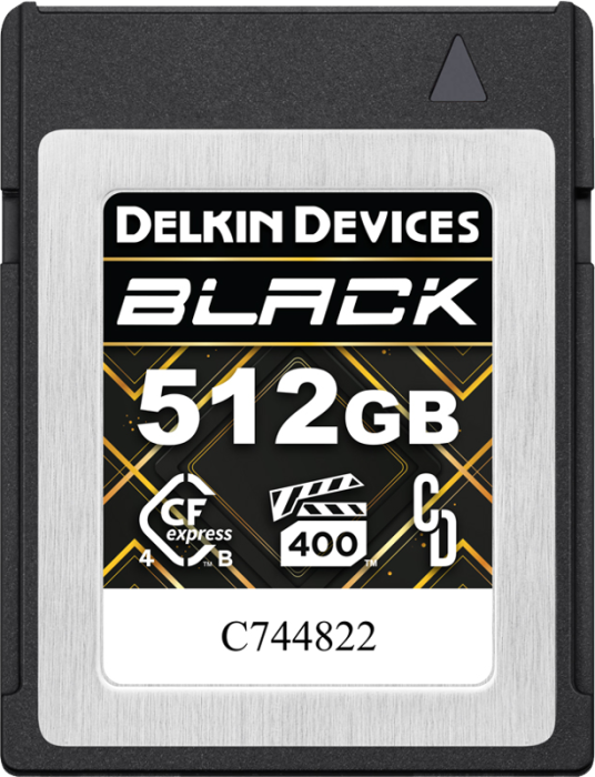 Delkin CFexpress 4.0 BLACK | Type B | R3600/W3200 (VPG400) 512GB - Card de memorie BLACK CFexpress Type B 512GB [10]