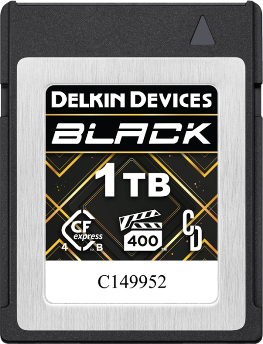 Delkin CFexpress 4.0 BLACK | Type B | R3630/W3130 (VPG400) 1TB - Card de memorie BLACK CFexpress Type B 4.0 VPG400 [11]