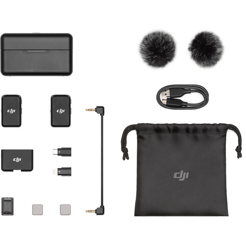 DJI Mic Kit microfon digital compact reportofon pentru cameră și smartphone (2,4 GHz) [15]