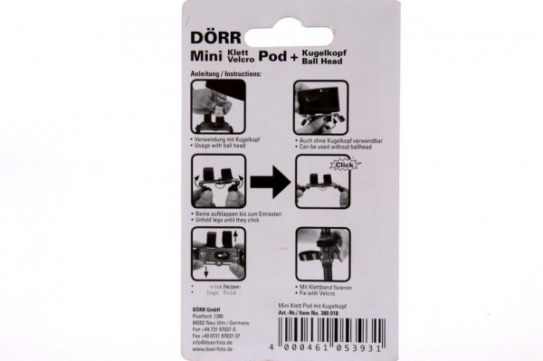 Dorr Mini Velcro Pod with Ballhead [5]
