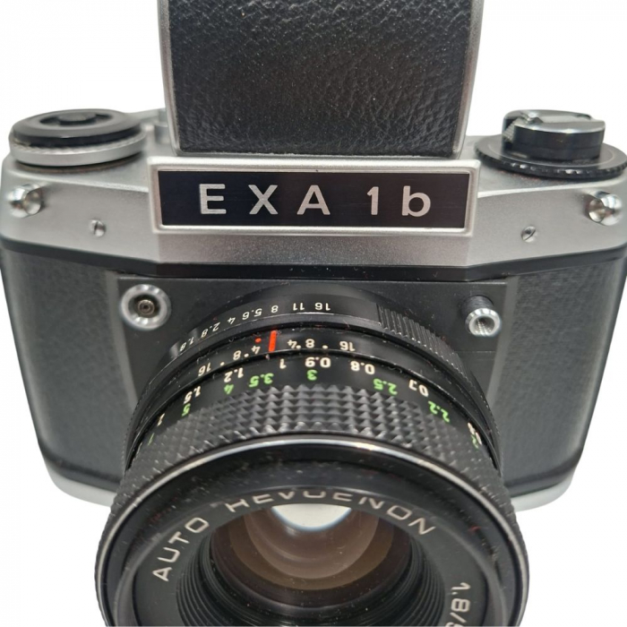 Exa 1b cu Auto Revuenon 50mm f/1.8 – Cameră SLR analog germană cu montură M42 și optică luminoasă [1]