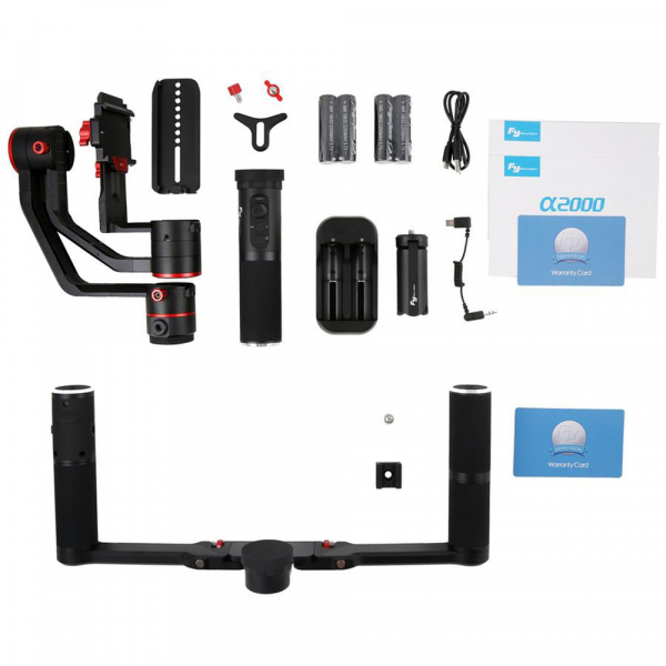 Feiyu Tech A2000 Gimbal Dual Grip kit - stabilizare pe 3 axe pentru DSLR [5]