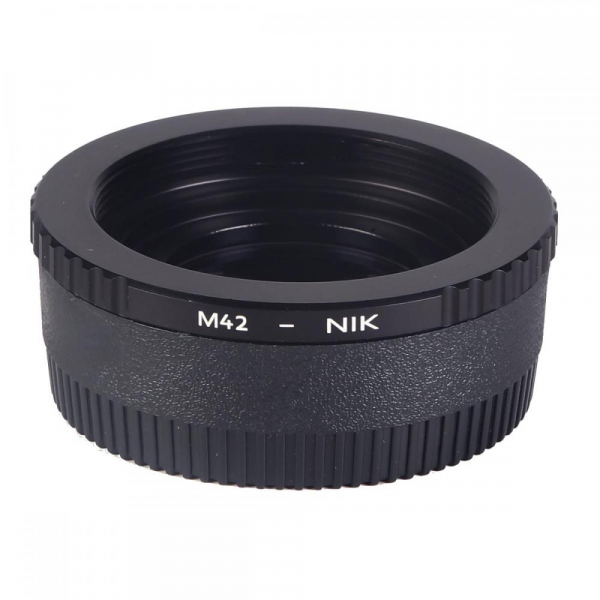 FIKAZ , adaptor cu lentila de corectie de la obiective montura M42 la body montura Nikon F [2]