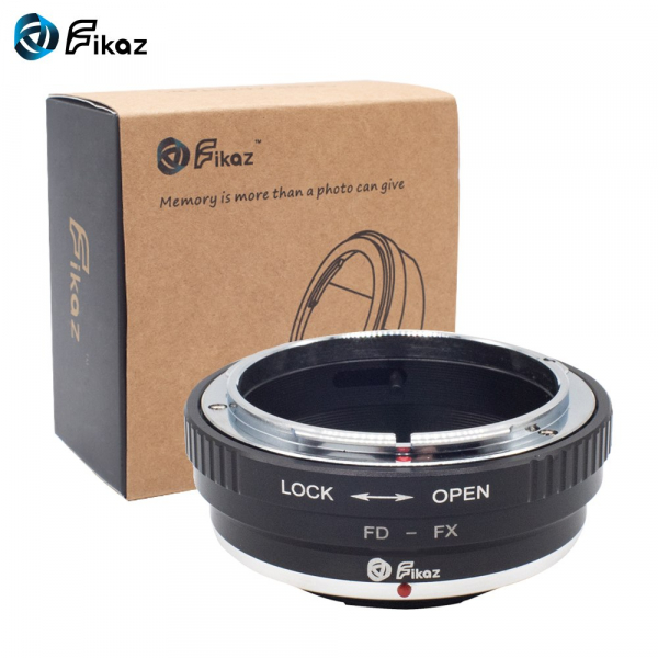 FIKAZ , adaptor de la obiectiv montura Canon FD la body montura Fujifilm X [1]