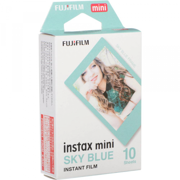 Fujifilm Instax Min Blue Frame- film instant 10 bucati [1]