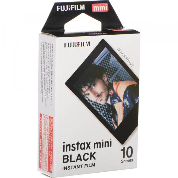 Fujifilm Instax Mini Black Frame- film instant 10 bucati cu rama neagra [1]