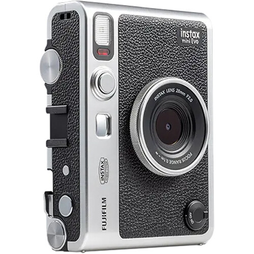 Fujifilm Instax Mini Evo Hybrid - Aparat Foto Instant negru (Black) [3]