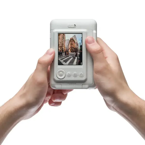 FUJIFILM INSTAX Mini LiPlay Hybrid Instant Camera Elegant Misty White  -  Aparat Foto Instant Mini Liplay Misty White [3]