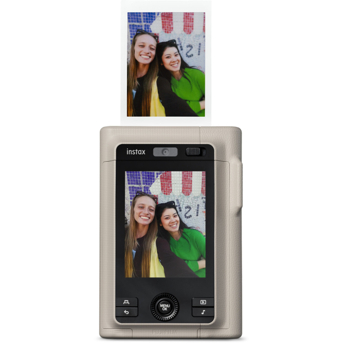FUJIFILM INSTAX Mini LiPlay+ Hybrid Instant Camera Sand Beige  - Aparat Foto Instant Mini - Copie [6]