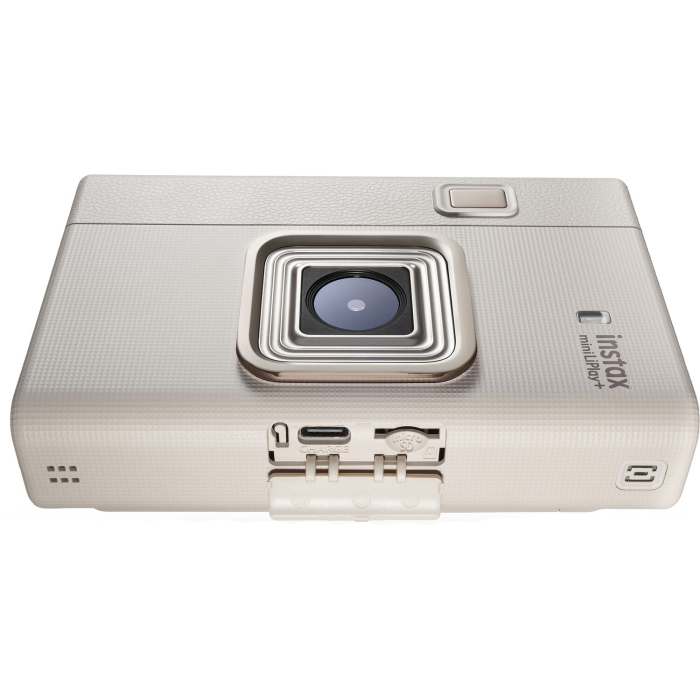 FUJIFILM INSTAX Mini LiPlay+ Hybrid Instant Camera Sand Beige  - Aparat Foto Instant Mini - Copie [5]