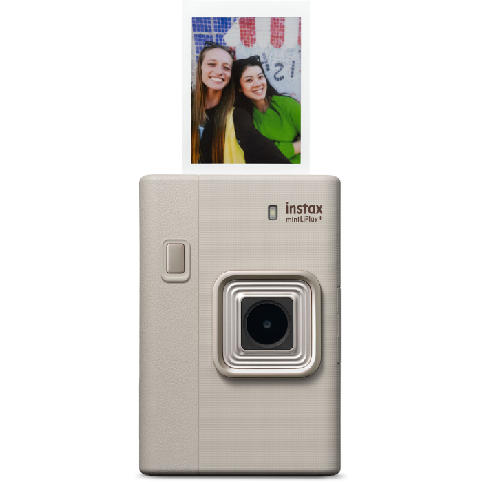 FUJIFILM INSTAX Mini LiPlay+ Hybrid Instant Camera Sand Beige  - Aparat Foto Instant Mini - Copie [2]