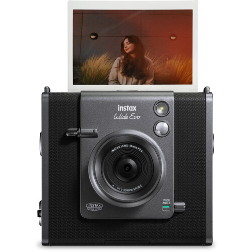 Fujifilm Instax Wide Evo – Cameră instant hibridă, printuri mari, 10 efecte creative [2]