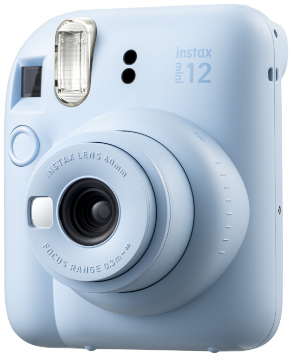 Fujifilm Instax Mini 12 – Aparat foto instant cu film mini, selfie și bliț automat - Pastel Blue [4]