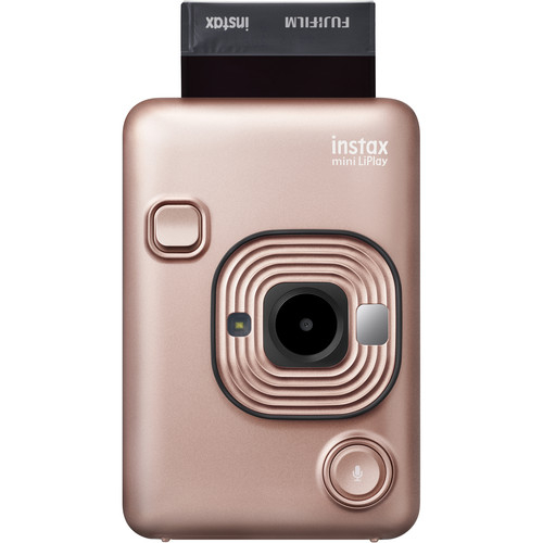 FUJIFILM INSTAX Mini LiPlay Hybrid Instant Camera (Blush Gold) -  Aparat Foto Instant  Blush Gold [6]