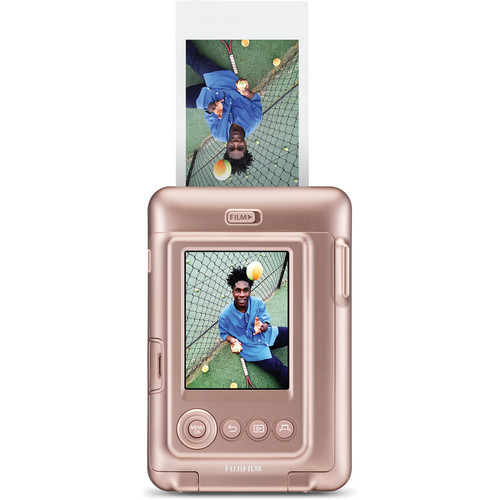 FUJIFILM INSTAX Mini LiPlay Hybrid Instant Camera (Blush Gold) -  Aparat Foto Instant  Blush Gold [8]