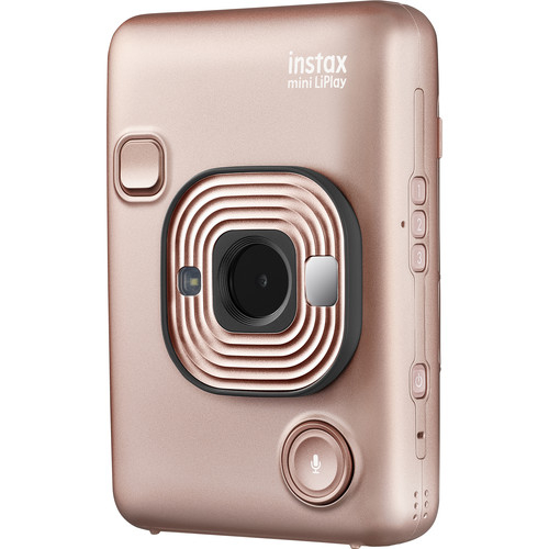 FUJIFILM INSTAX Mini LiPlay Hybrid Instant Camera (Blush Gold) -  Aparat Foto Instant  Blush Gold [2]