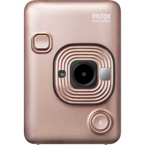 FUJIFILM INSTAX Mini LiPlay Hybrid Instant Camera (Blush Gold) -  Aparat Foto Instant  Blush Gold [3]