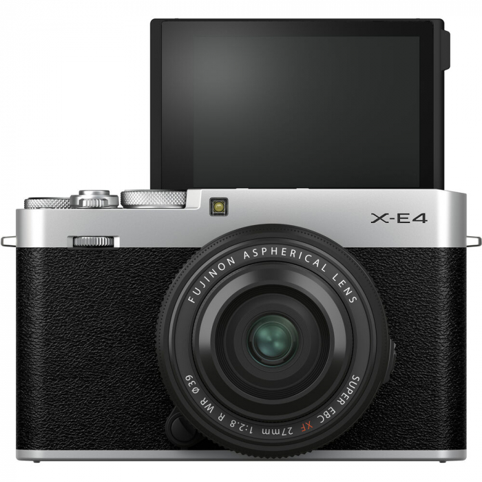 Fujifilm X-E4 , Mirrorless 26MP, 4K body - argintiu + XF 27mm F 2.8 R WR [5]