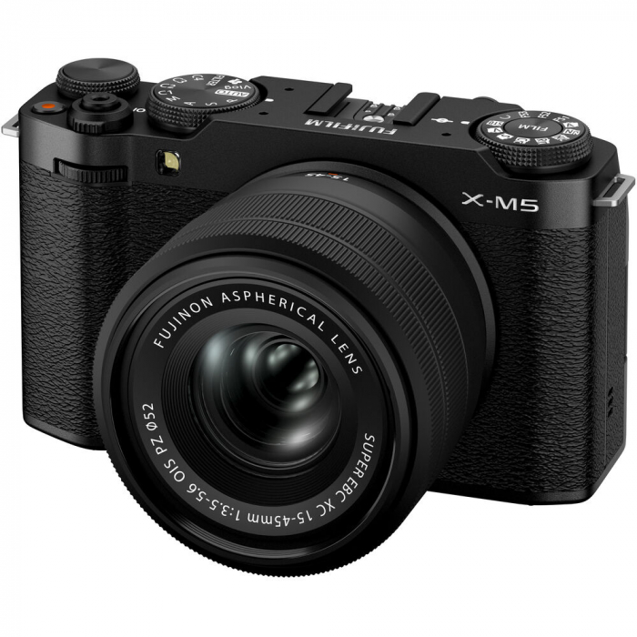 Fujifilm X-M5 - aparat foto mirrorless 26.1MP kit cu XC 15-45mm f/3.5-5.6 OIS (Negru) [2]