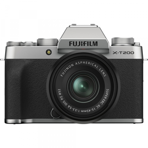 Fujifilm X-T200 Aparat Foto Mirrorless 24MP + XC 15-45mm f/3.5-5.6 OIS - Silver [1]